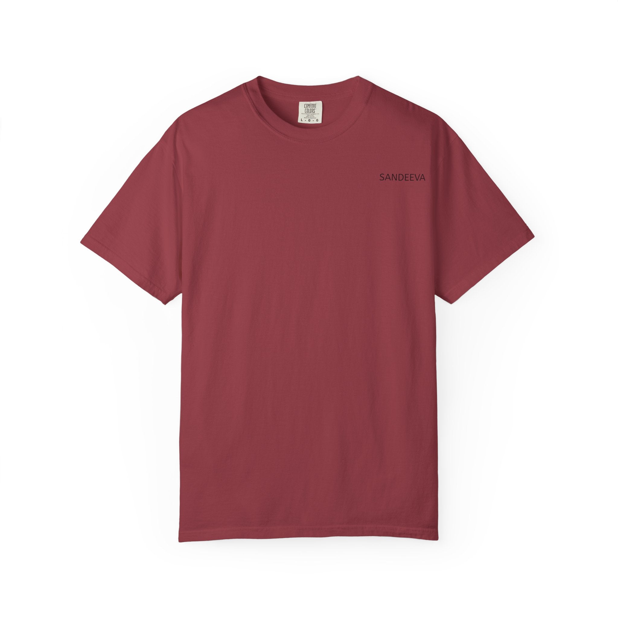 Overthinking Brain Graphic T-Shirt — "Overthinking" Back Print