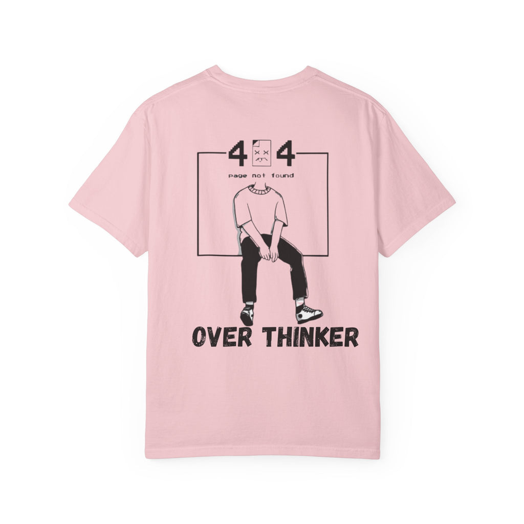 Over Thinker Graphic T-Shirt — Minimalist Illustration Tee