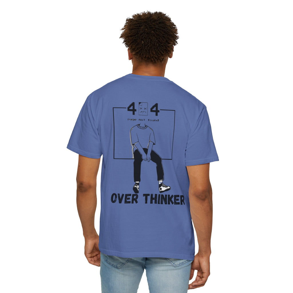 Over Thinker Graphic T-Shirt — Minimalist Illustration Tee