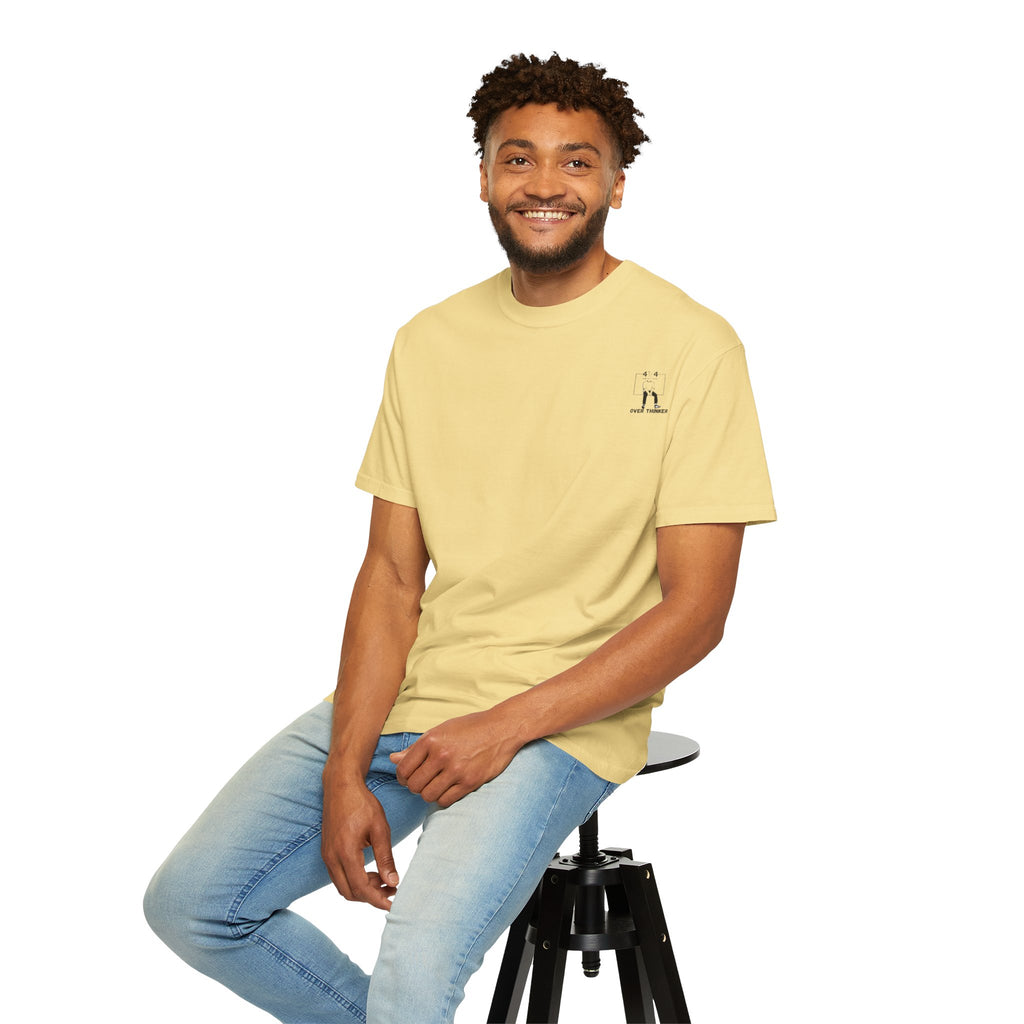 Over Thinker Graphic T-Shirt — Minimalist Illustration Tee