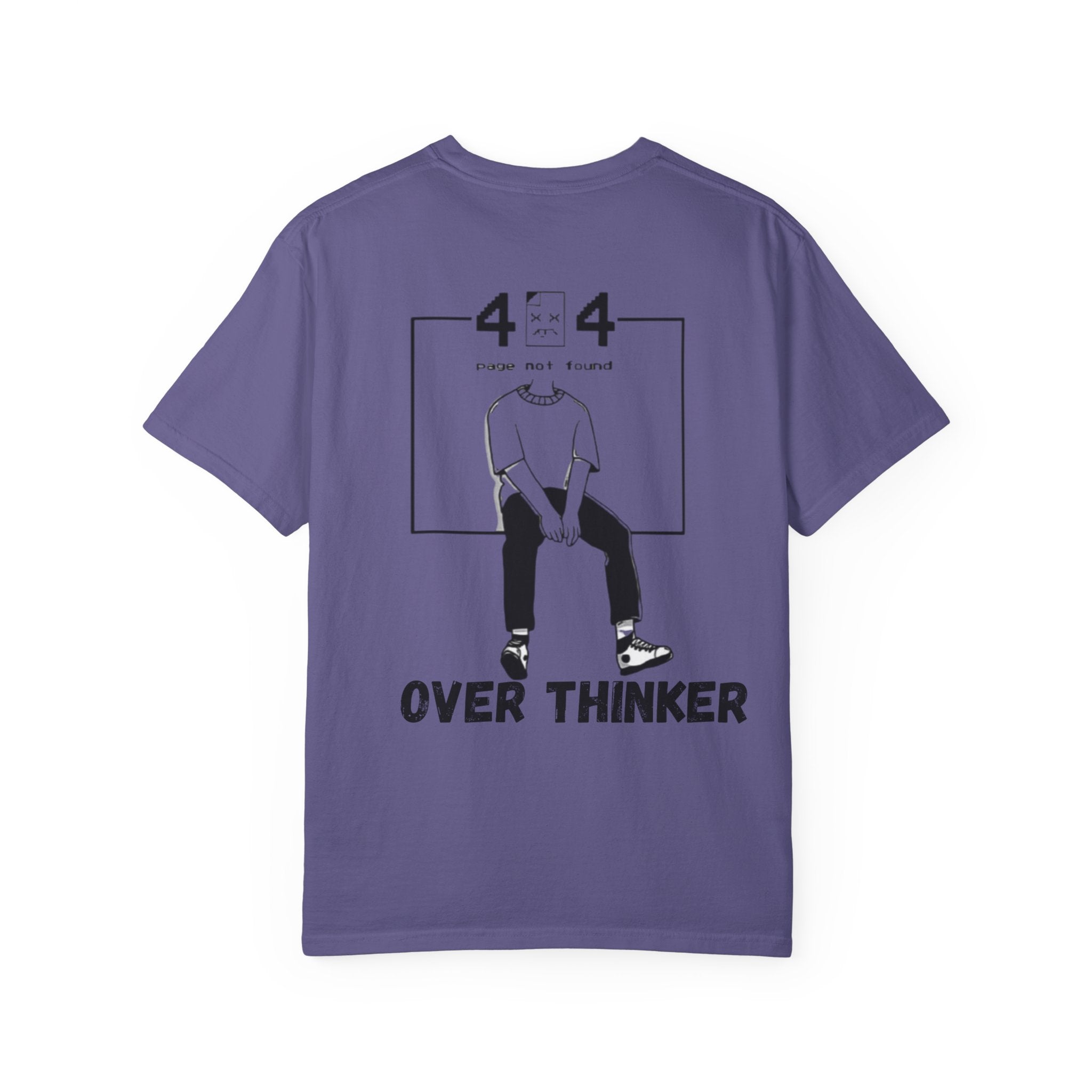 Over Thinker Graphic T-Shirt — Minimalist Illustration Tee
