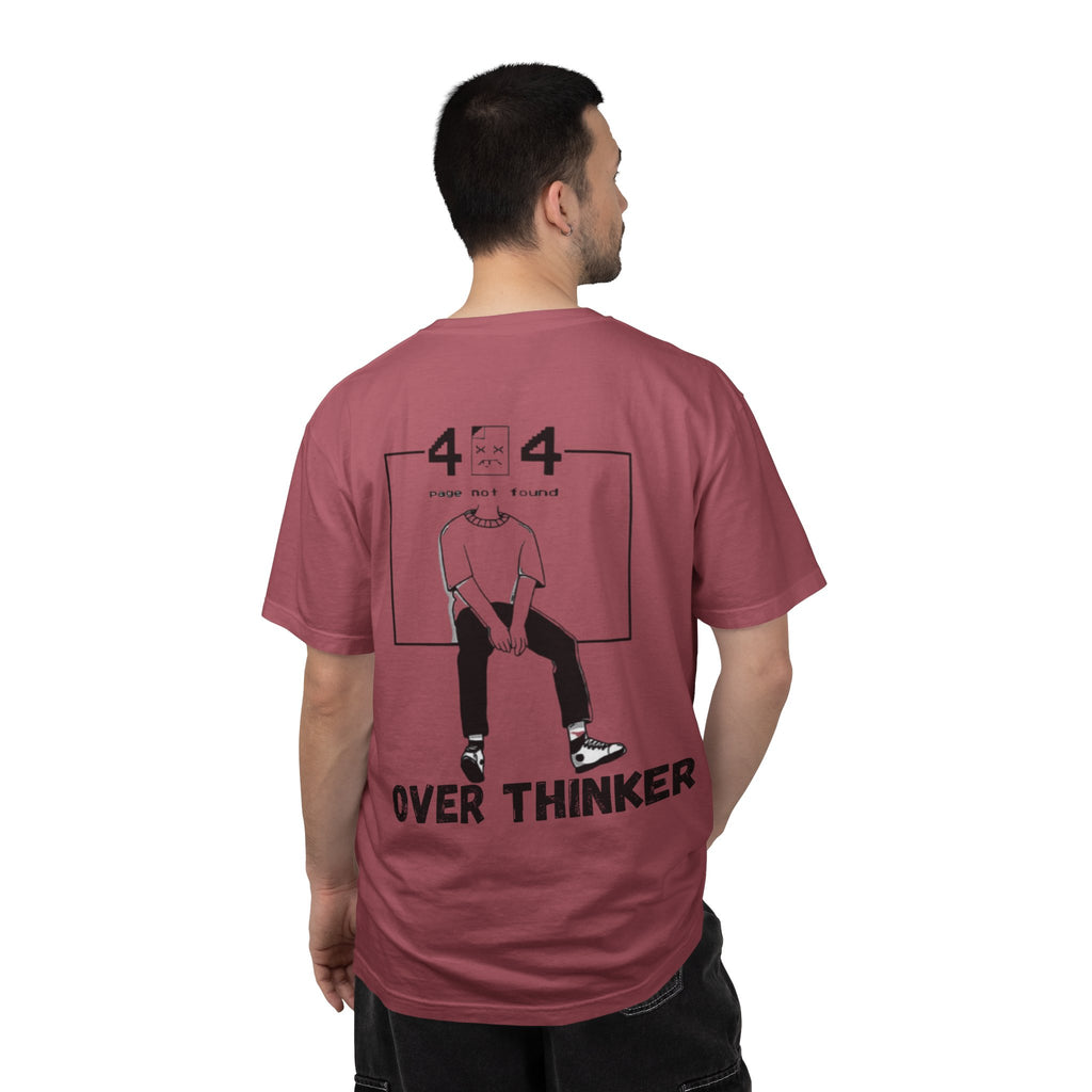 Over Thinker Graphic T-Shirt — Minimalist Illustration Tee