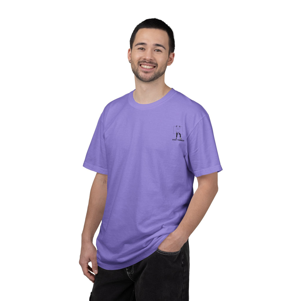 Over Thinker Graphic T-Shirt — Minimalist Illustration Tee