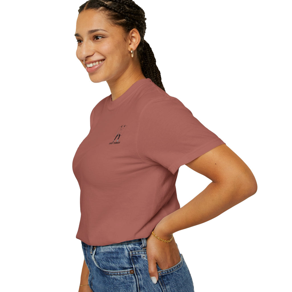 Over Thinker Graphic T-Shirt — Minimalist Illustration Tee
