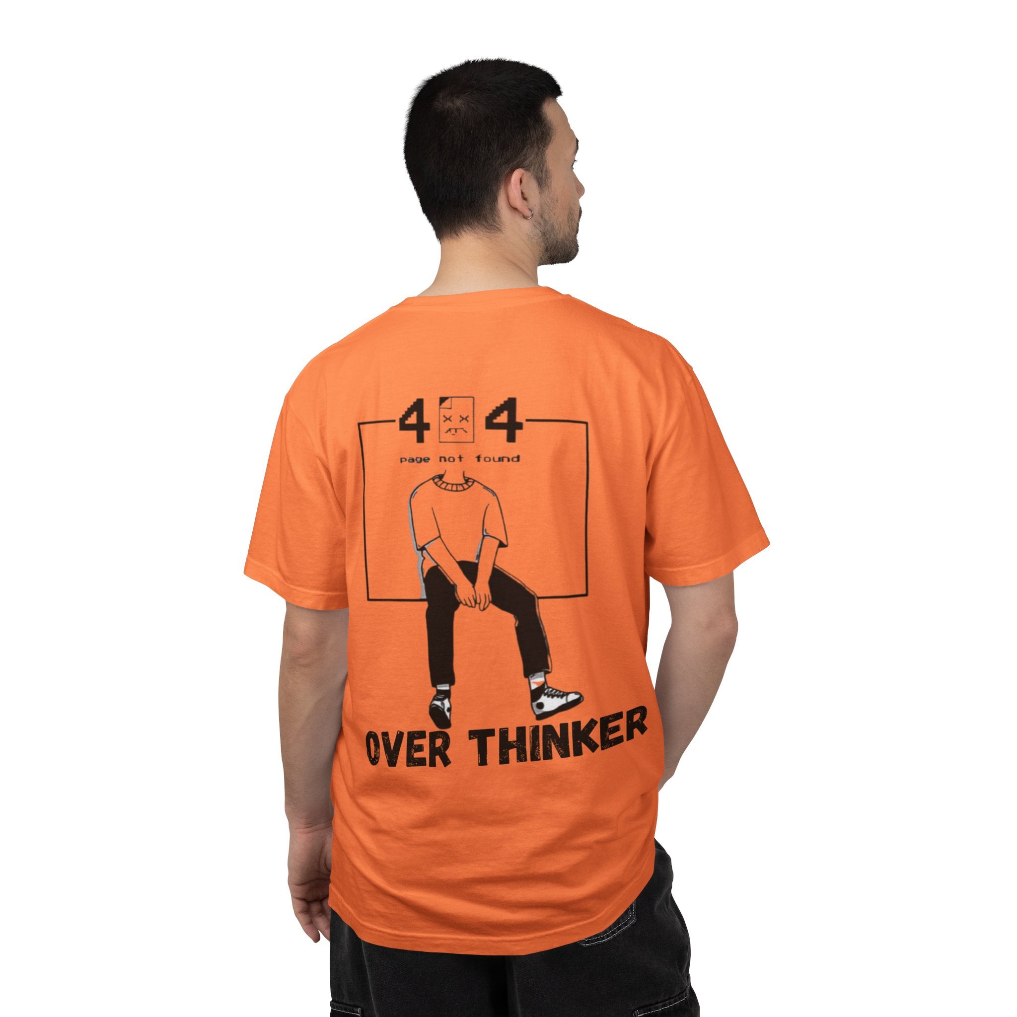 Over Thinker Graphic T-Shirt — Minimalist Illustration Tee