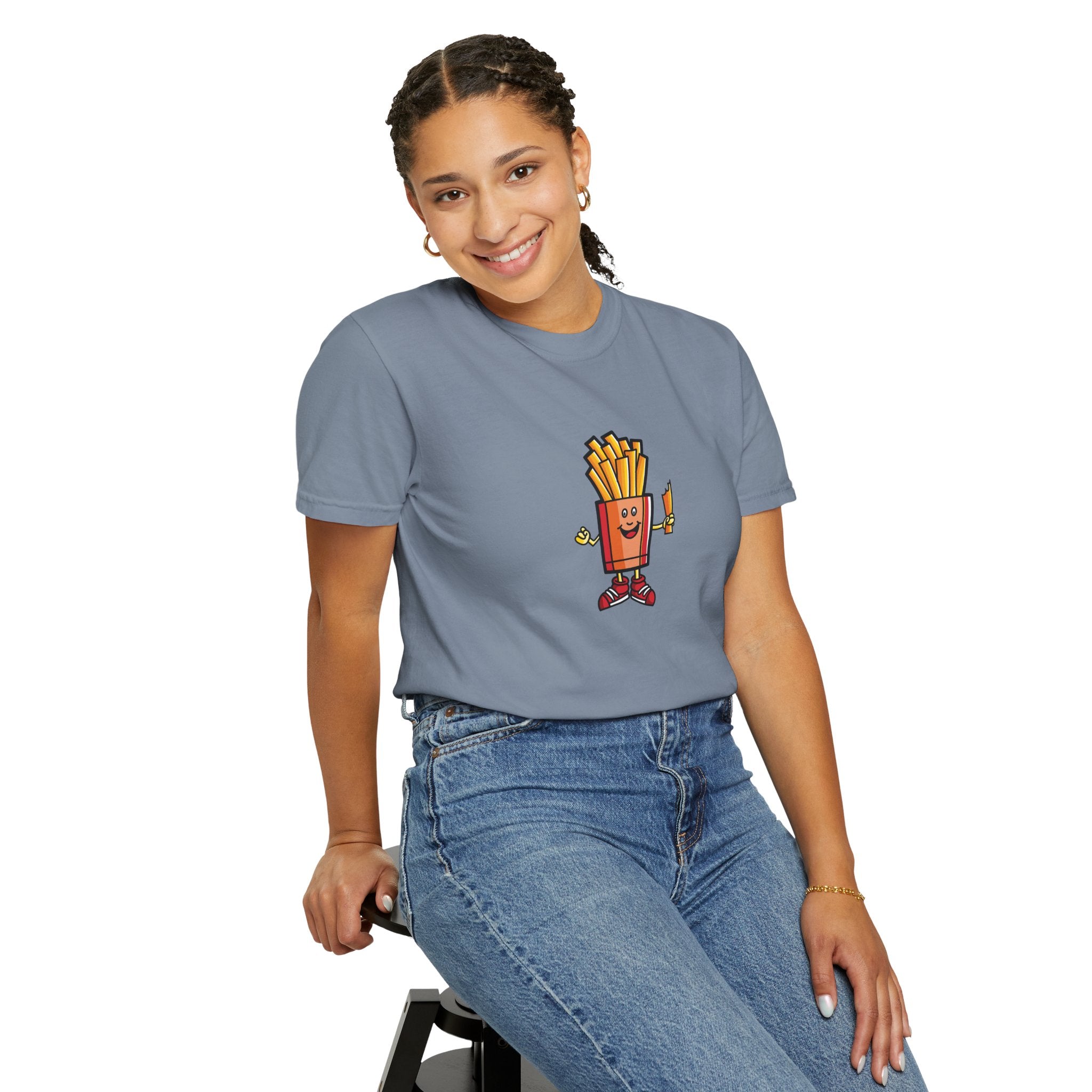 Funny French Fries T-Shirt — “Exercise? I Thought You Said Extra Fries!” Graphic Tee