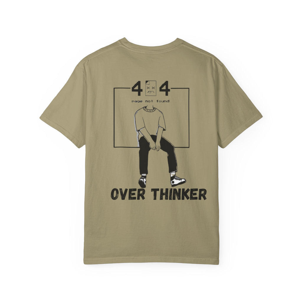 Over Thinker Graphic T-Shirt — Minimalist Illustration Tee