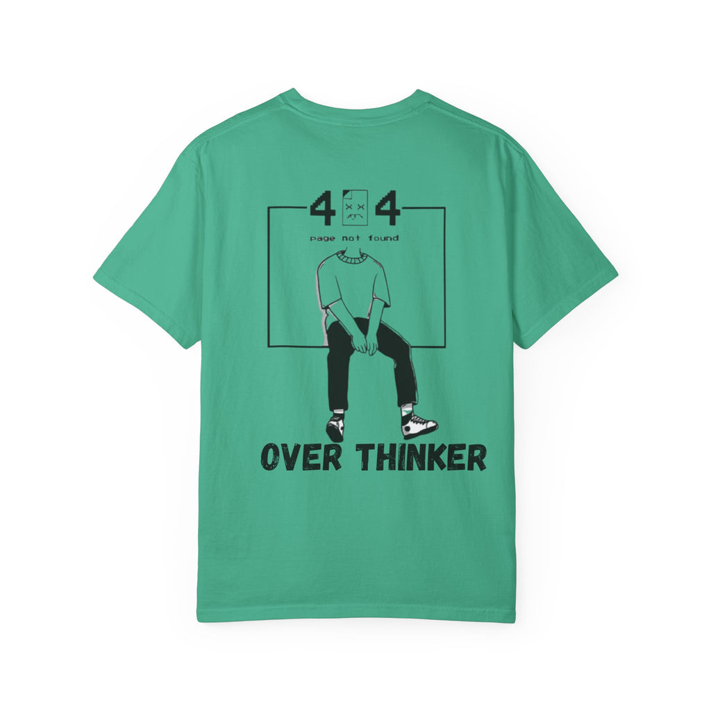 Over Thinker Graphic T-Shirt — Minimalist Illustration Tee