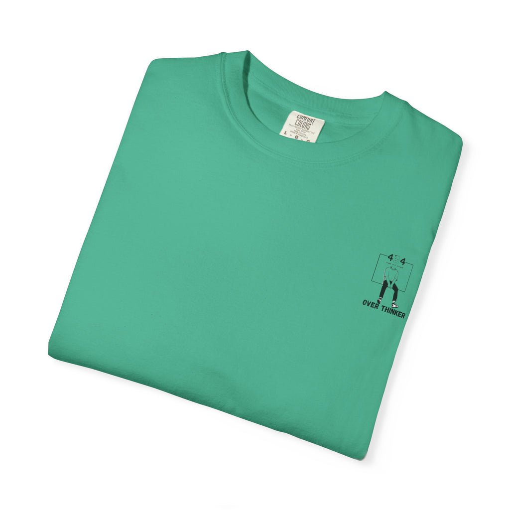 Over Thinker Graphic T-Shirt — Minimalist Illustration Tee