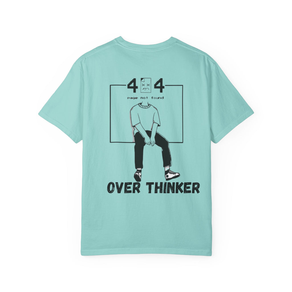 Over Thinker Graphic T-Shirt — Minimalist Illustration Tee