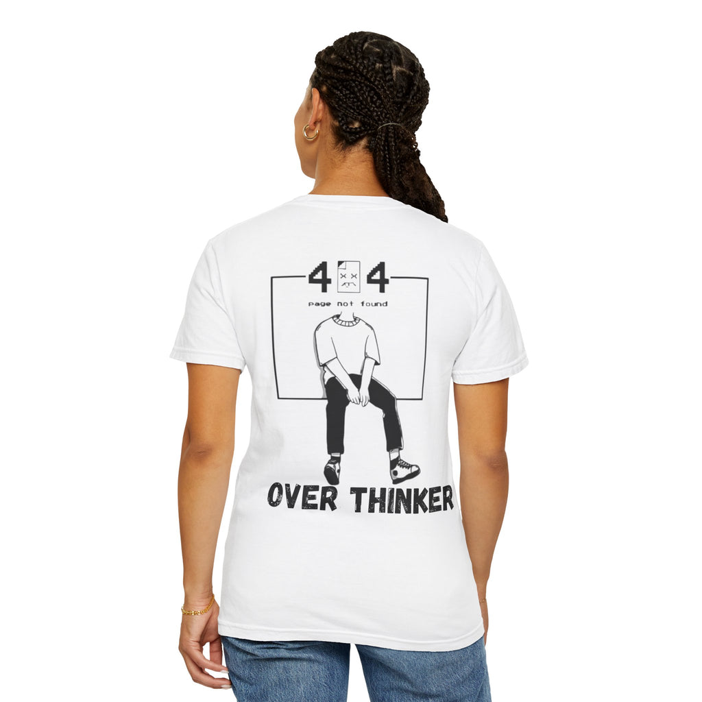 Over Thinker Graphic T-Shirt — Minimalist Illustration Tee