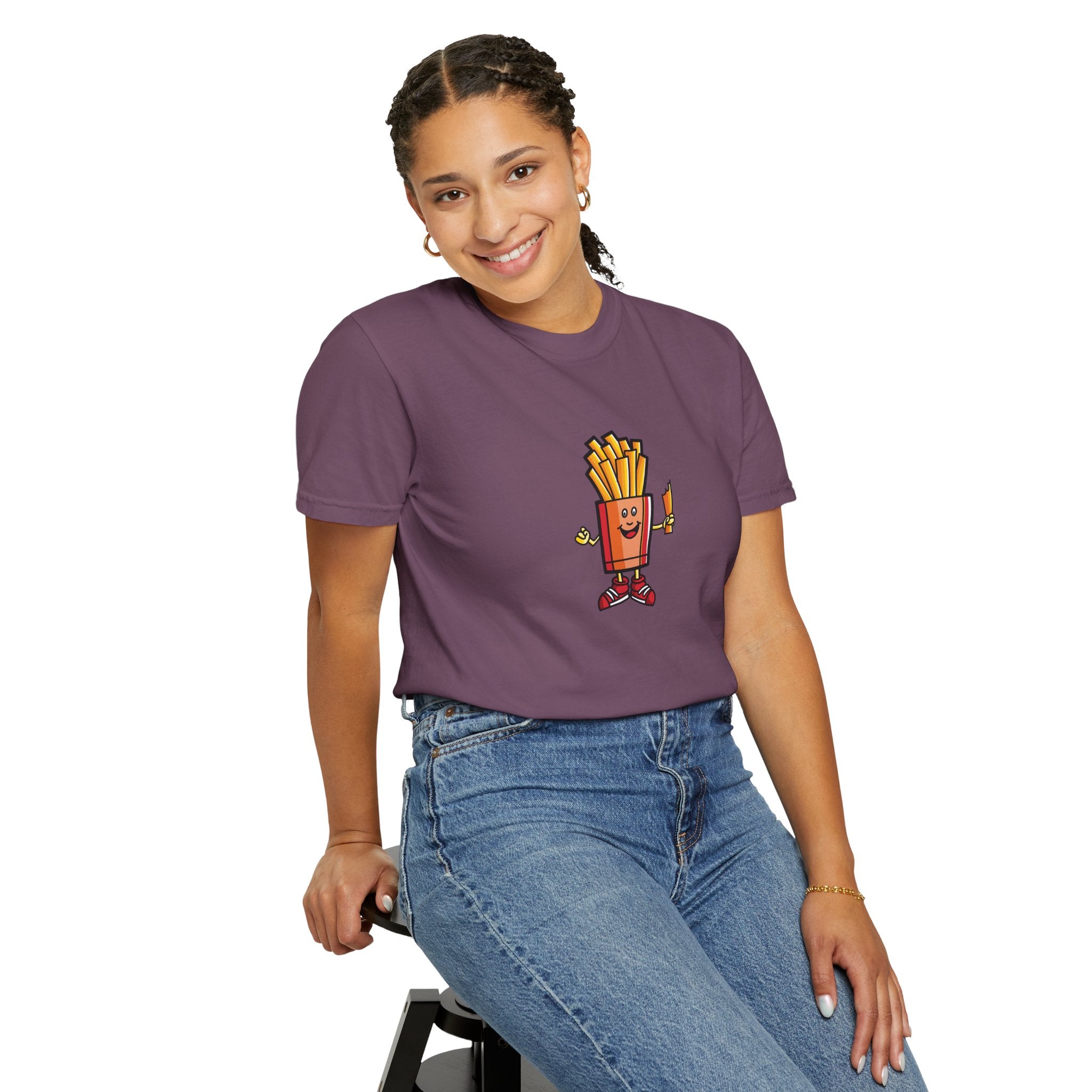 Funny French Fries T-Shirt — “Exercise? I Thought You Said Extra Fries!” Graphic Tee