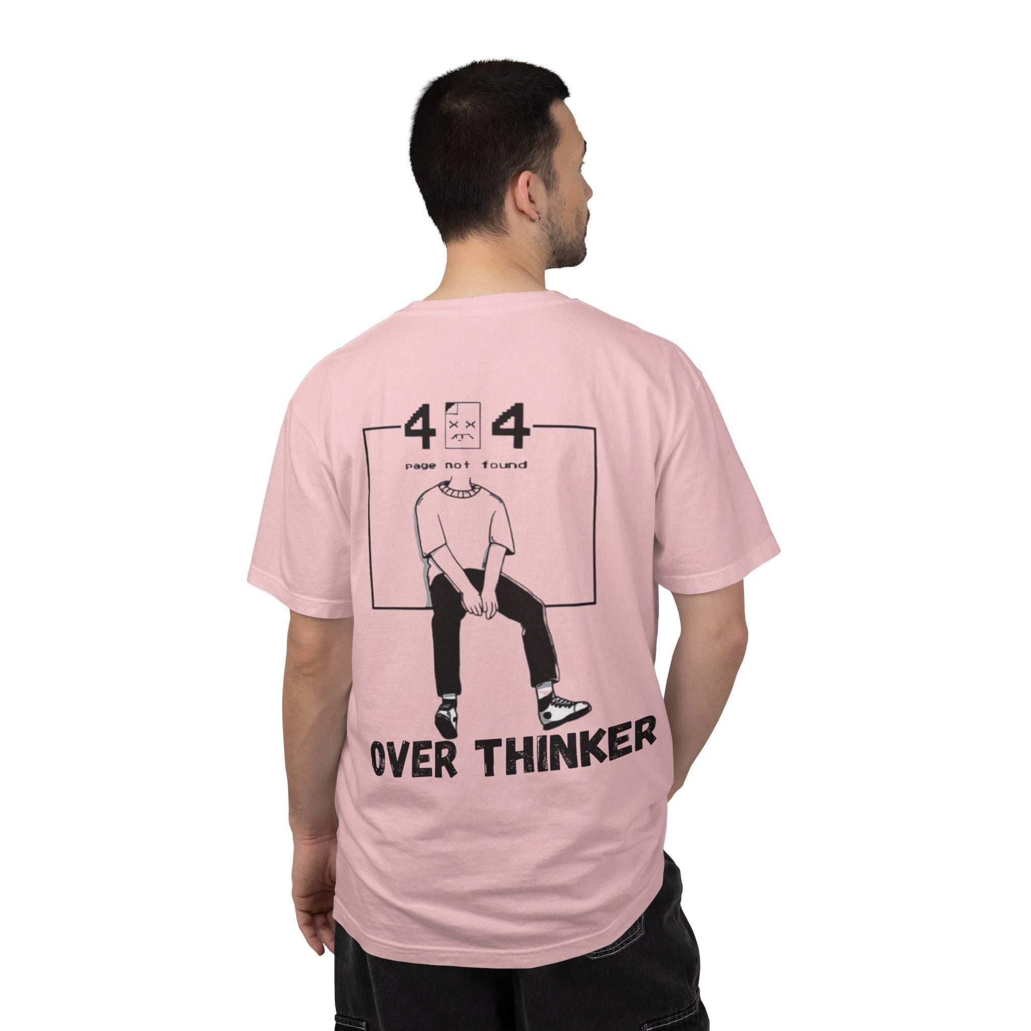 Over Thinker Graphic T-Shirt — Minimalist Illustration Tee