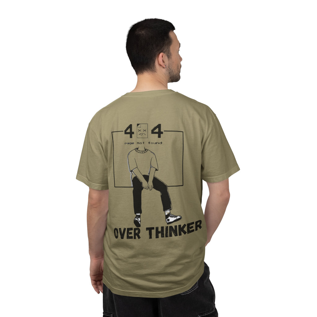 Over Thinker Graphic T-Shirt — Minimalist Illustration Tee