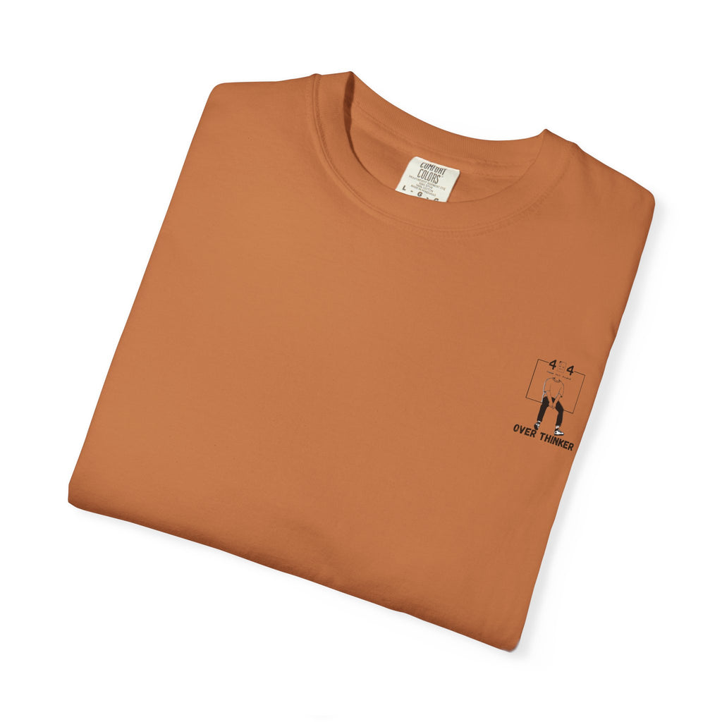 Over Thinker Graphic T-Shirt — Minimalist Illustration Tee