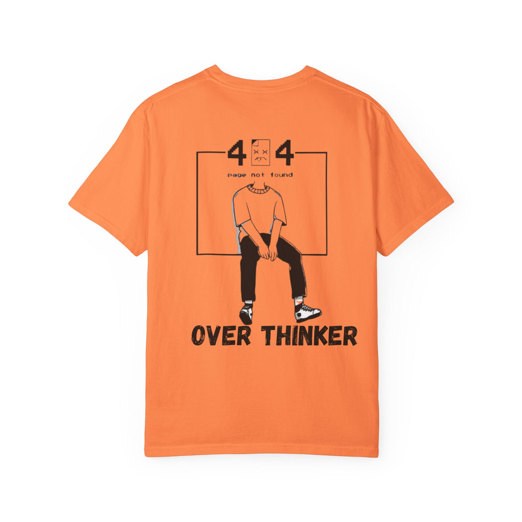 Over Thinker Graphic T-Shirt — Minimalist Illustration Tee