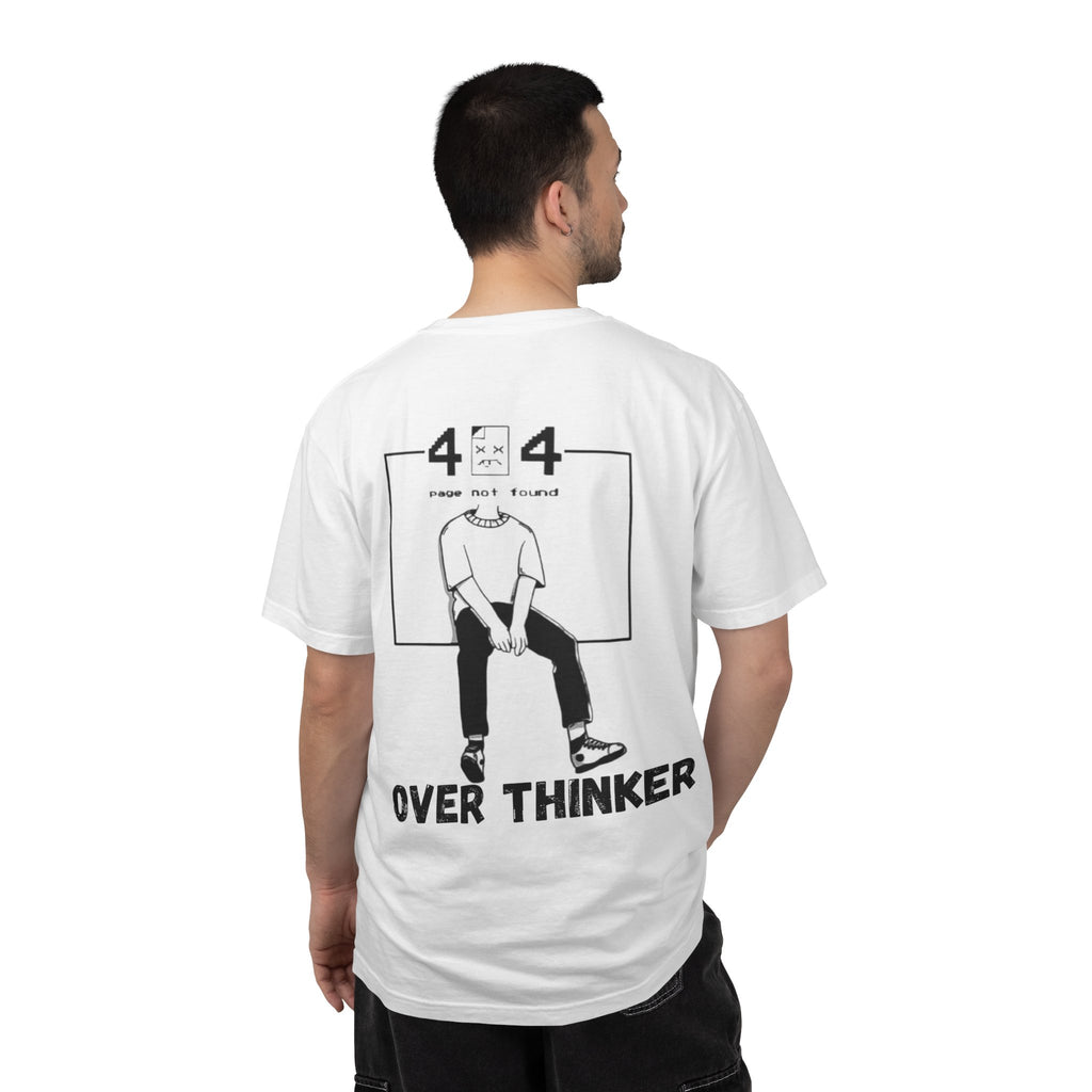 Over Thinker Graphic T-Shirt — Minimalist Illustration Tee