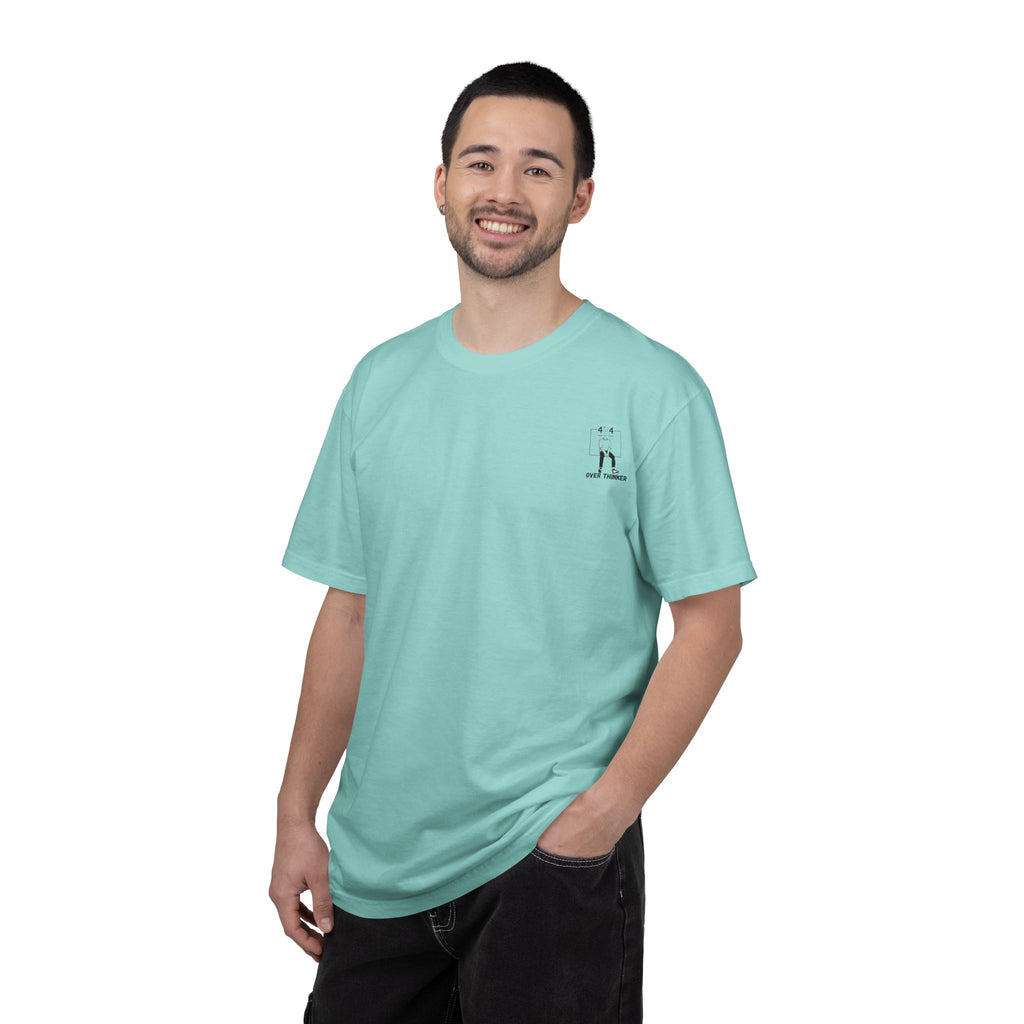 Over Thinker Graphic T-Shirt — Minimalist Illustration Tee