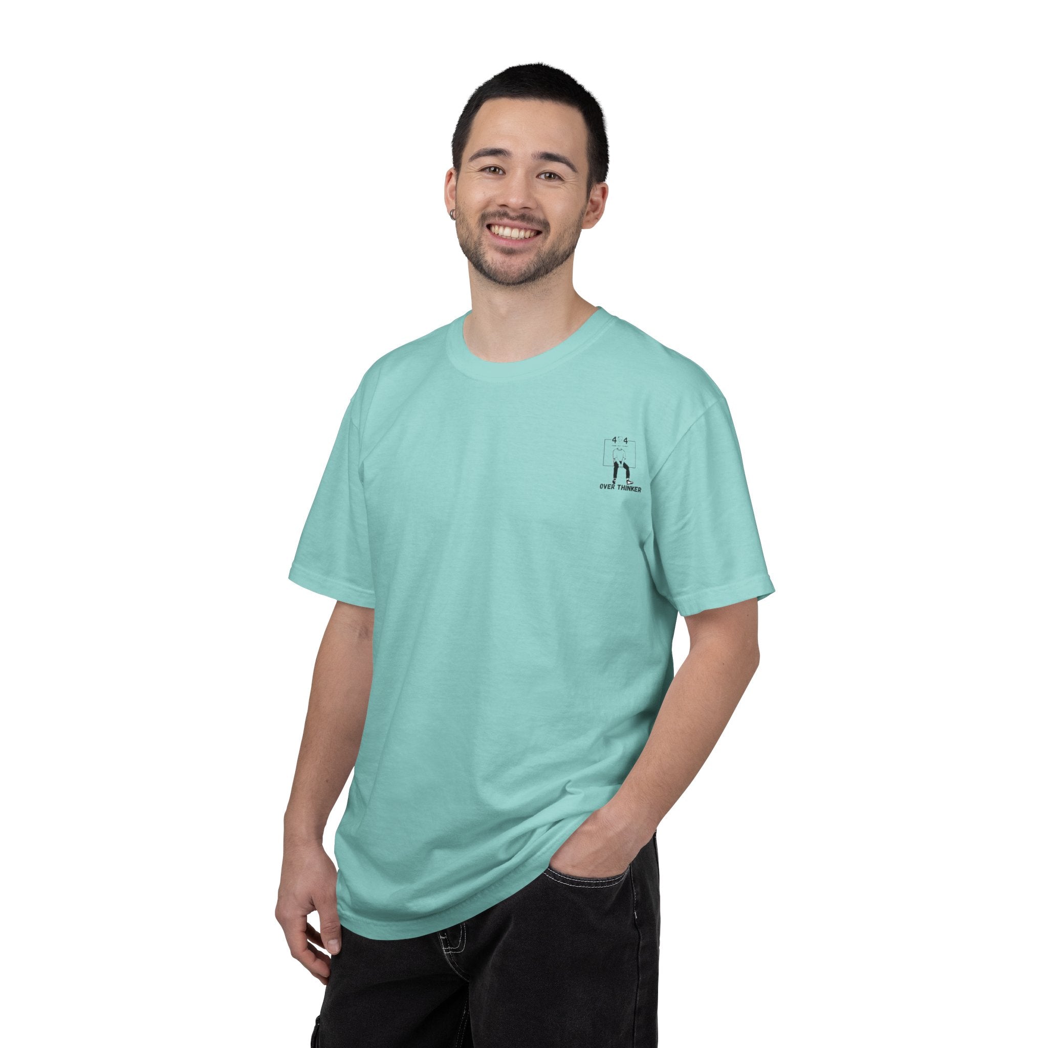 Over Thinker Graphic T-Shirt — Minimalist Illustration Tee