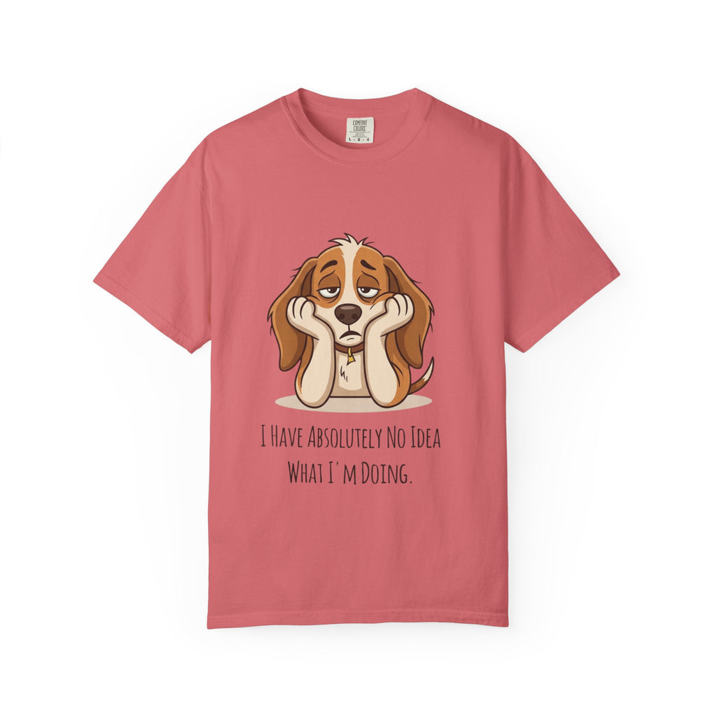 Funny Dog Adulting Confusion T-Shirt