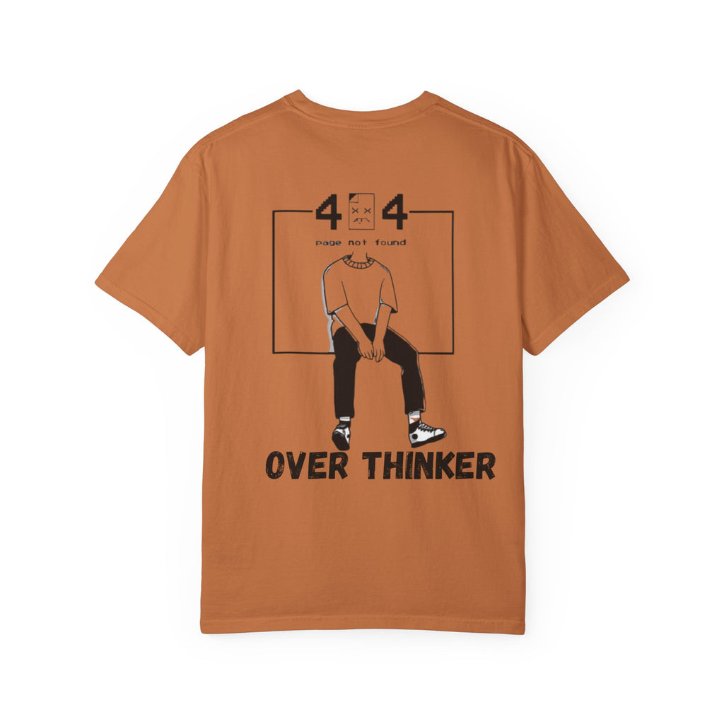 Over Thinker Graphic T-Shirt — Minimalist Illustration Tee