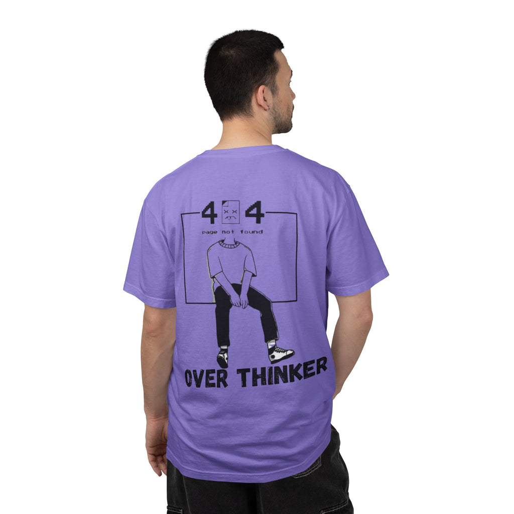 Over Thinker Graphic T-Shirt — Minimalist Illustration Tee