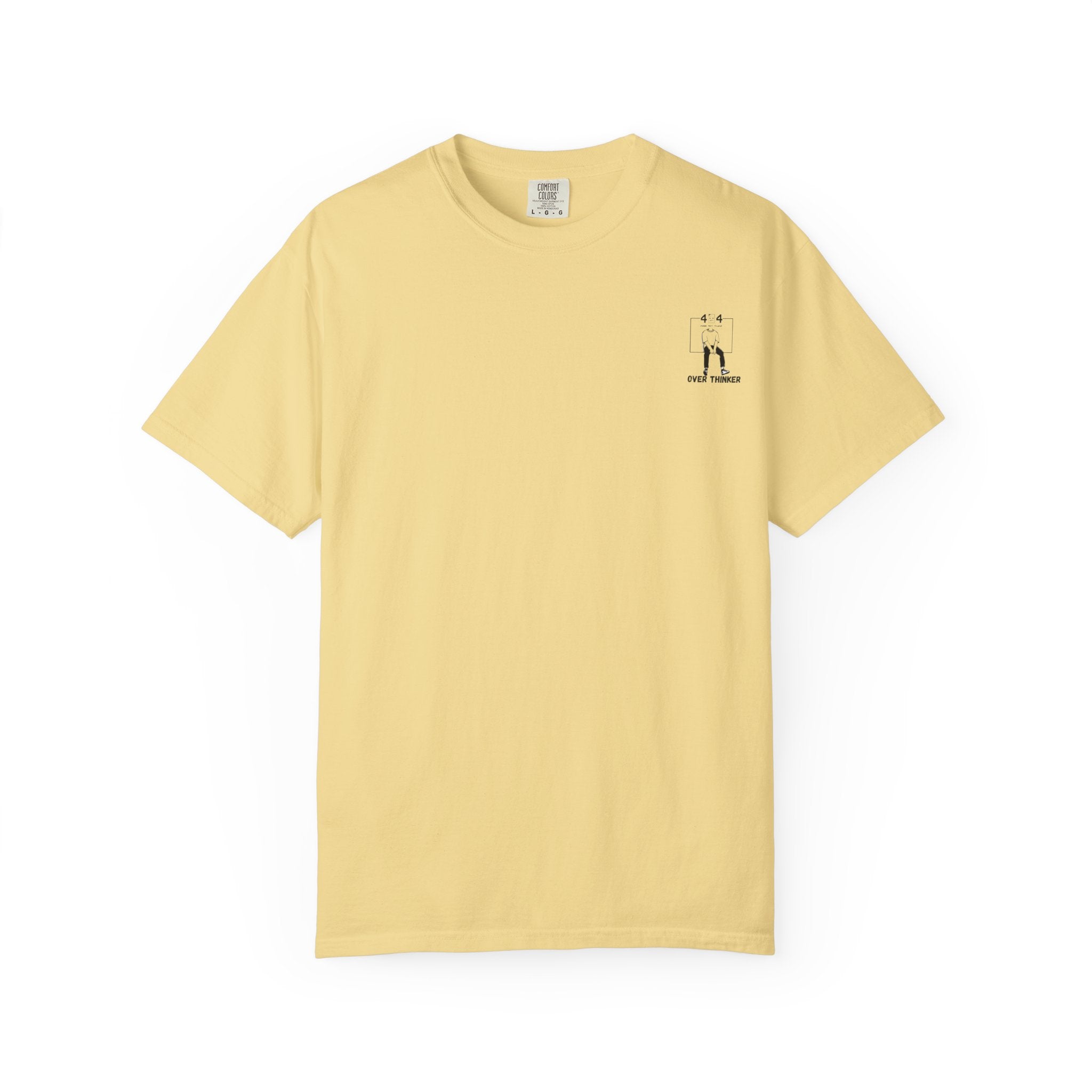 Over Thinker Graphic T-Shirt — Minimalist Illustration Tee