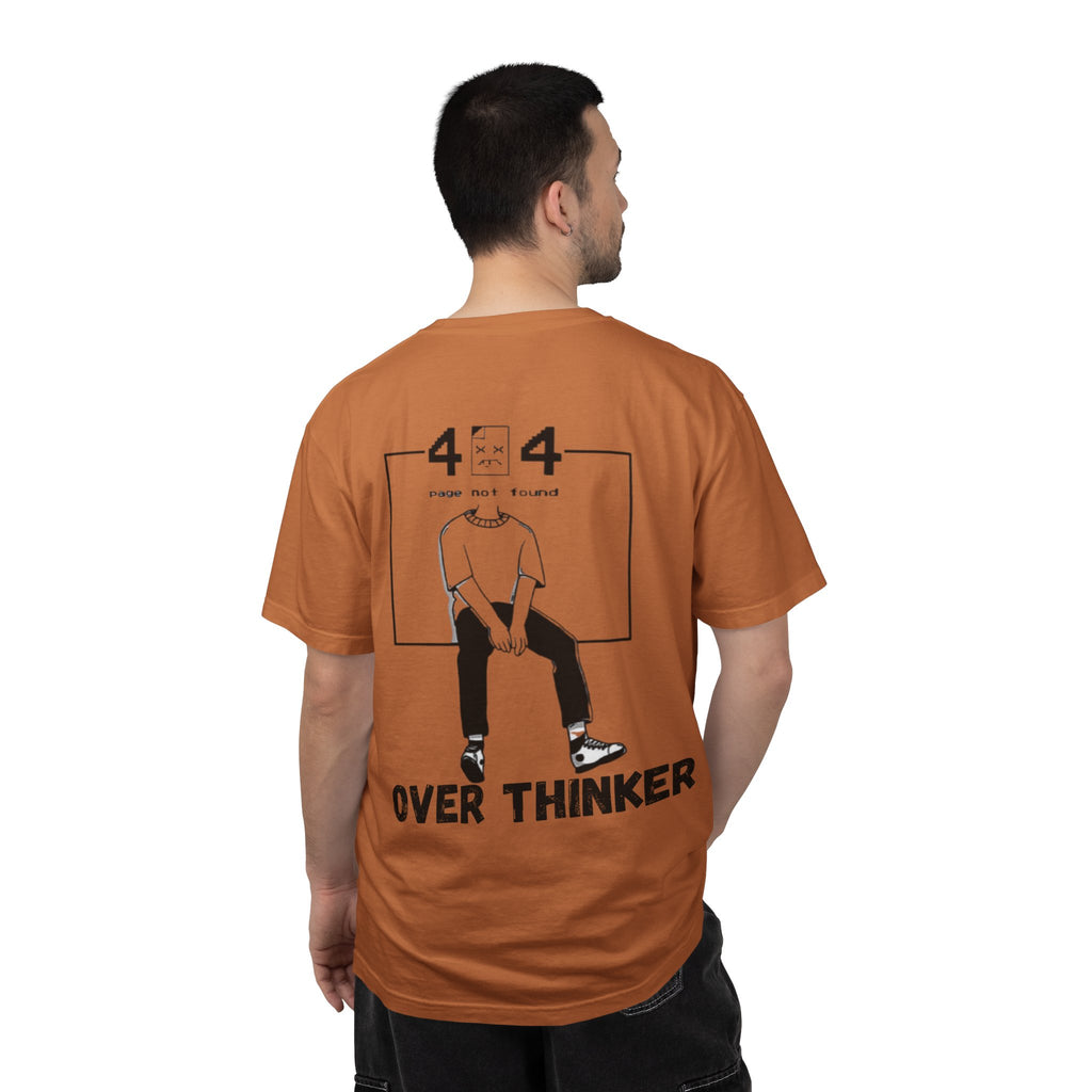 Over Thinker Graphic T-Shirt — Minimalist Illustration Tee