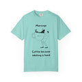 Graphic Tee — “Mornings: Coffee / Evenings: Wine Because Adulting Is Hard”