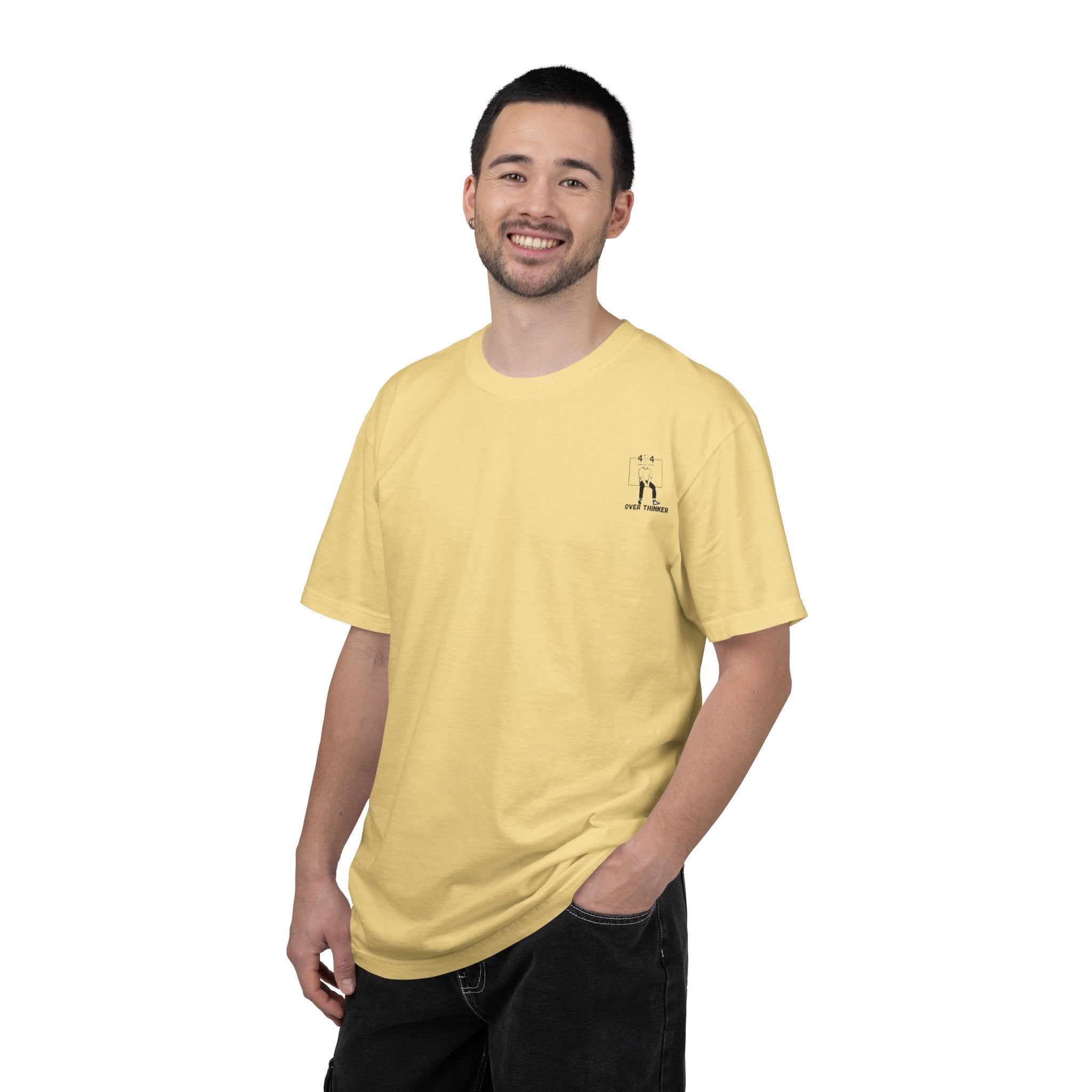 Over Thinker Graphic T-Shirt — Minimalist Illustration Tee