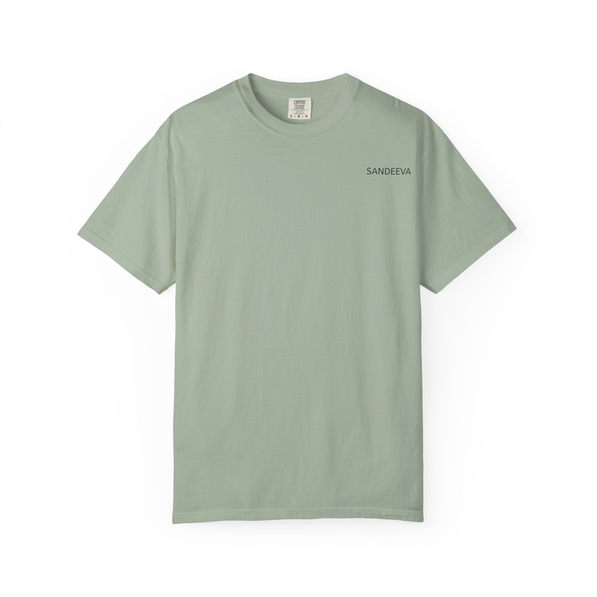Overthinking Brain Graphic T-Shirt — "Overthinking" Back Print