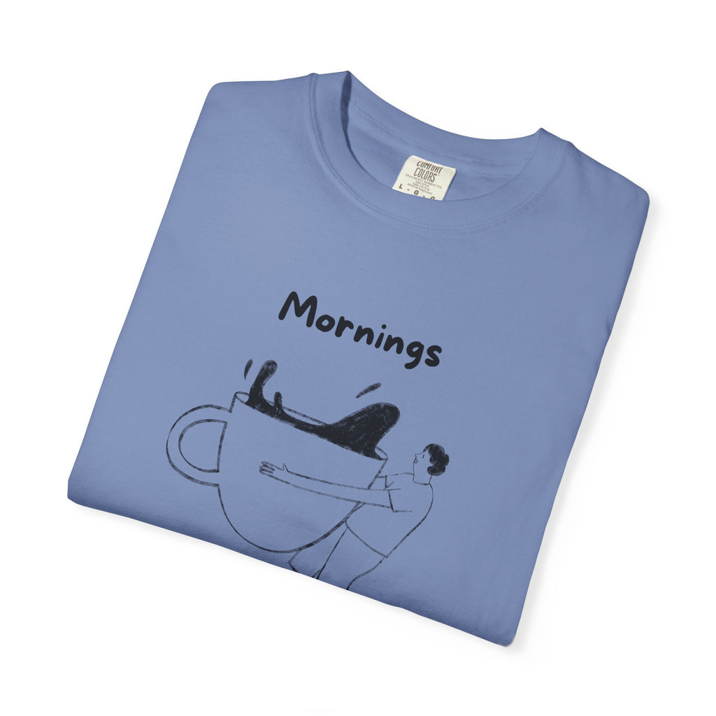 Graphic Tee — “Mornings: Coffee / Evenings: Wine Because Adulting Is Hard”