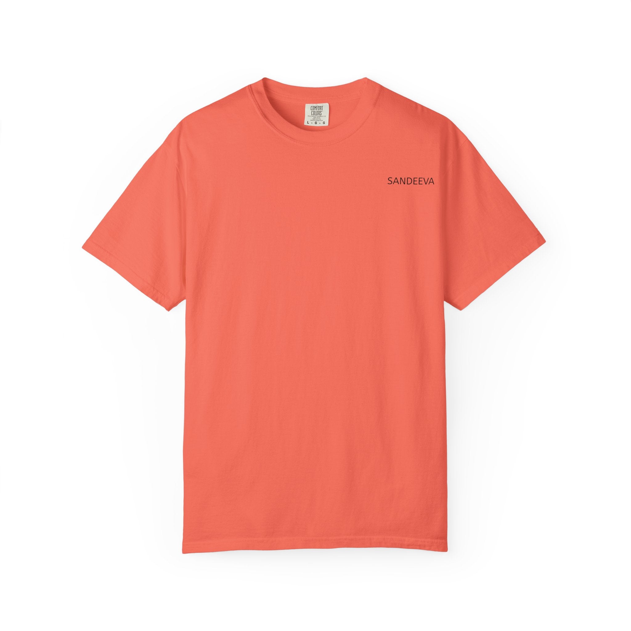 Overthinking Brain Graphic T-Shirt — "Overthinking" Back Print