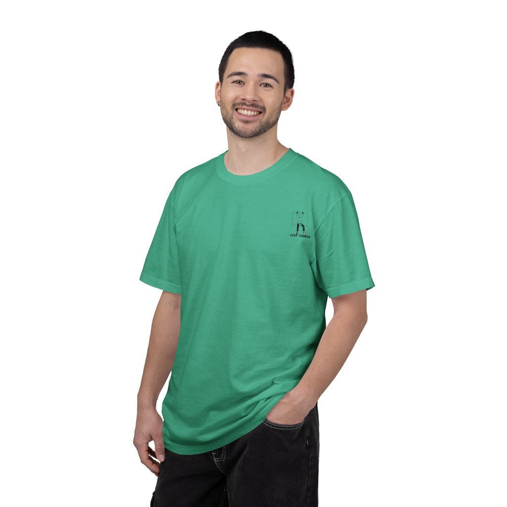 Over Thinker Graphic T-Shirt — Minimalist Illustration Tee