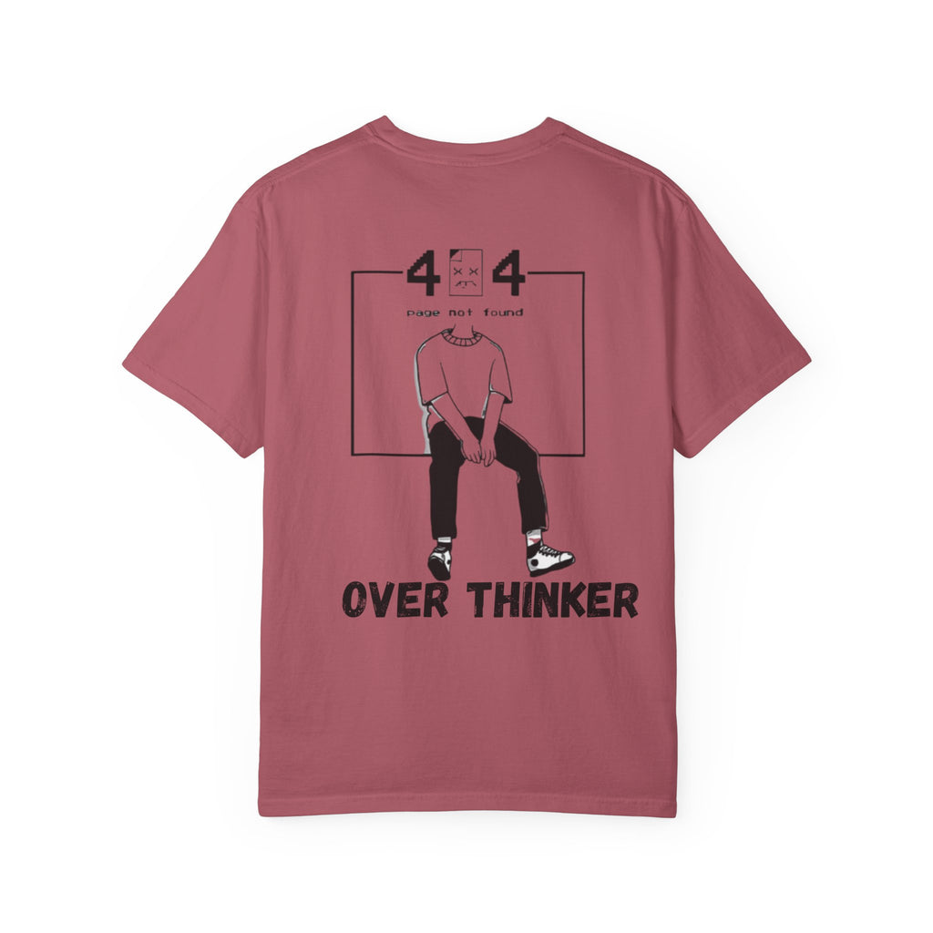 Over Thinker Graphic T-Shirt — Minimalist Illustration Tee