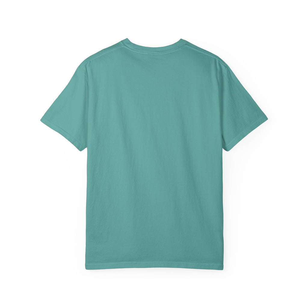 Minimal 'SANDEEVA' Solid T-Shirt — Garment-Dyed Cotton Tee