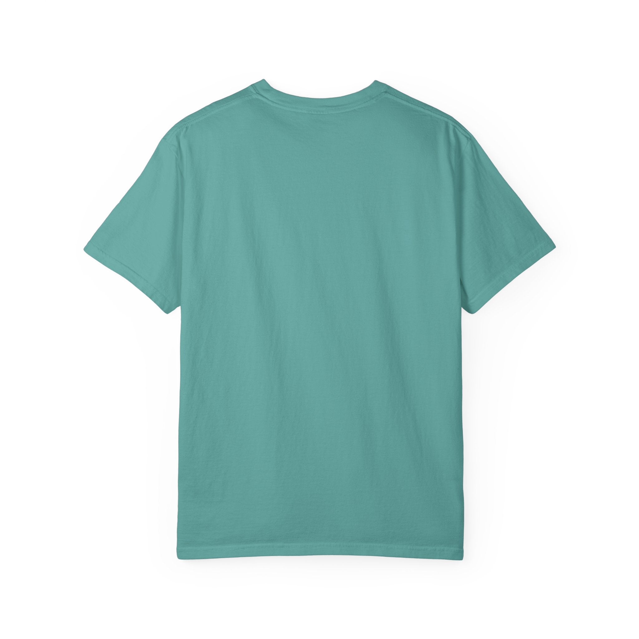 Minimal 'SANDEEVA' Solid T-Shirt — Garment-Dyed Cotton Tee