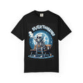 Overthinking Skeleton T-Shirt — Funny Moody Skull Tee for Anxious Thinkers