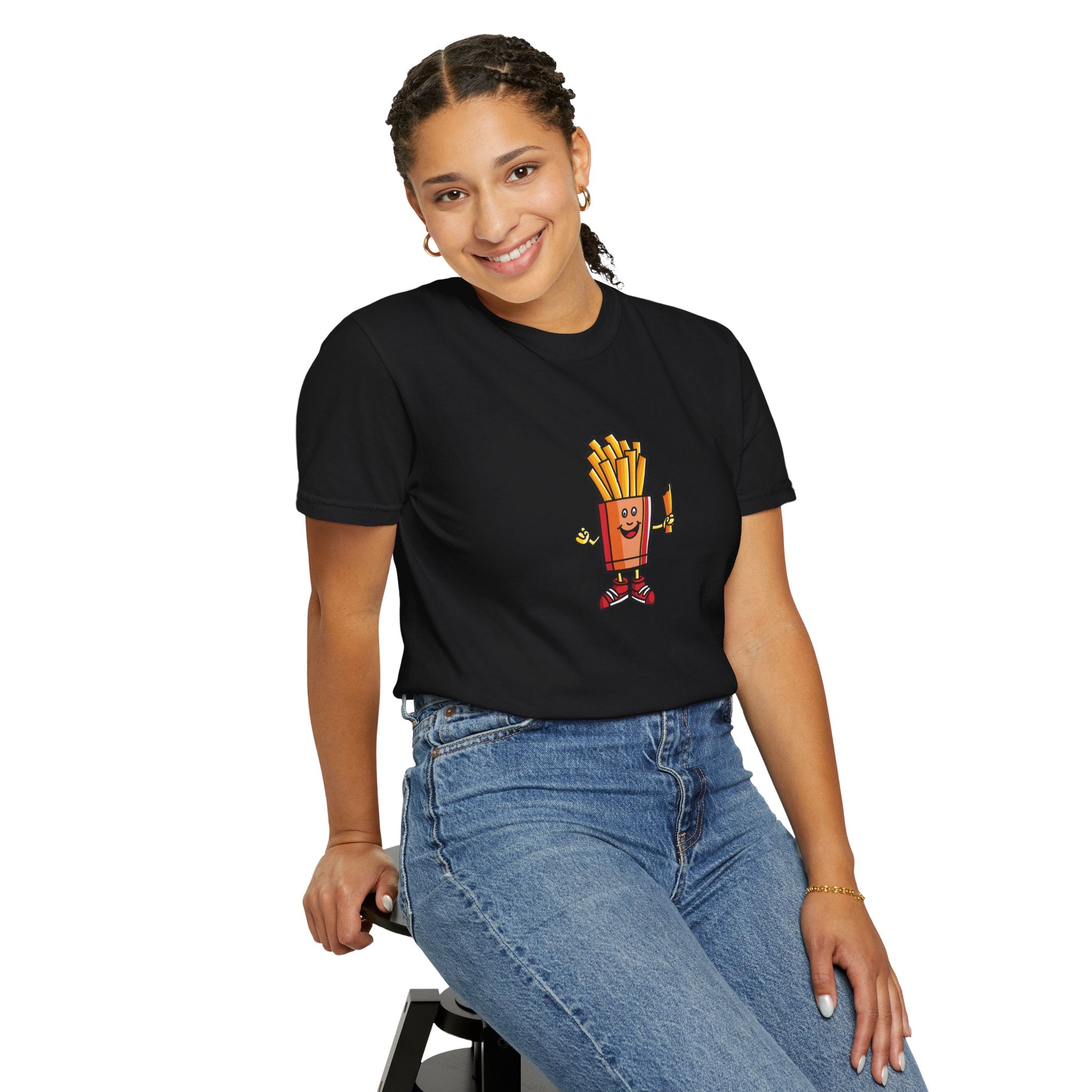 Funny French Fries T-Shirt — “Exercise? I Thought You Said Extra Fries!” Graphic Tee
