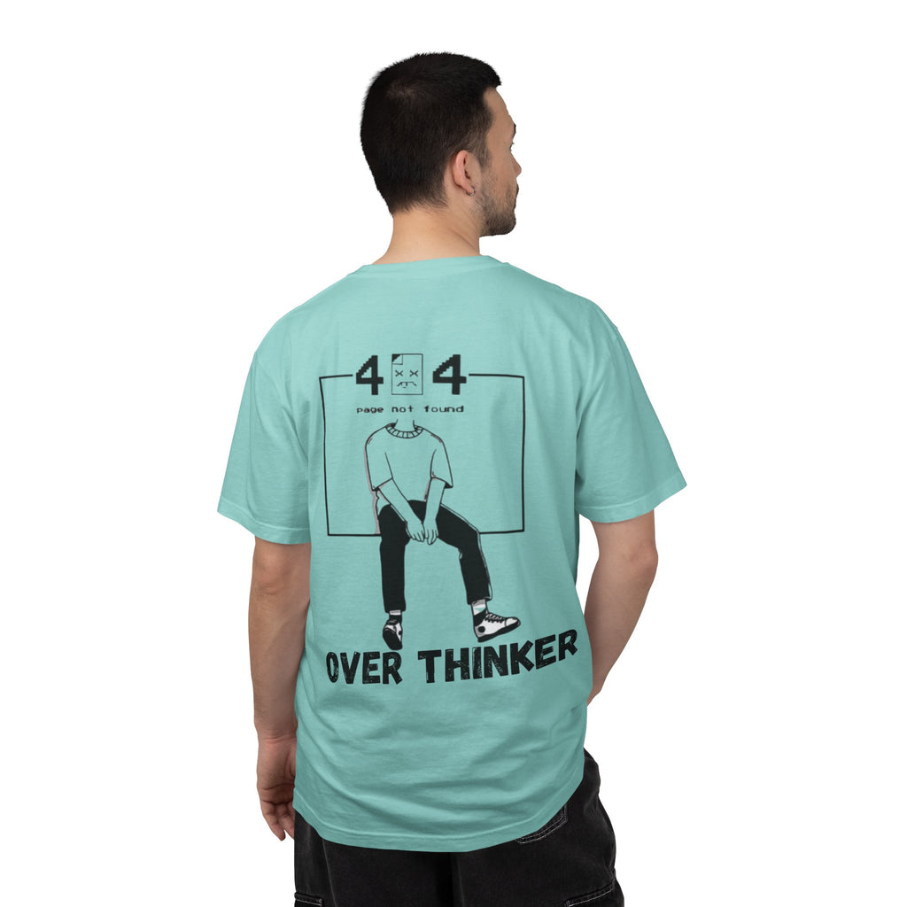 Over Thinker Graphic T-Shirt — Minimalist Illustration Tee