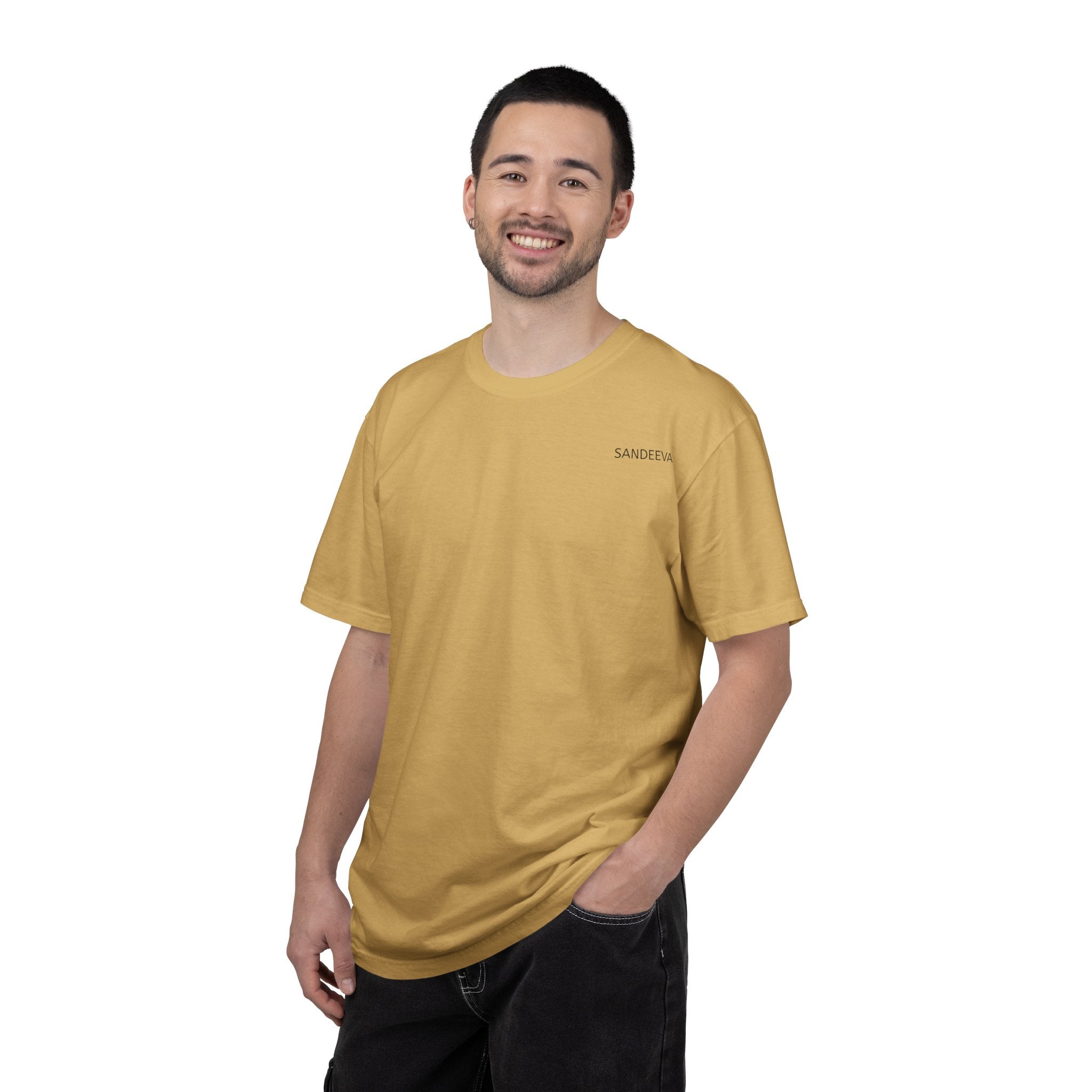Overthinking Brain Graphic T-Shirt — "Overthinking" Back Print