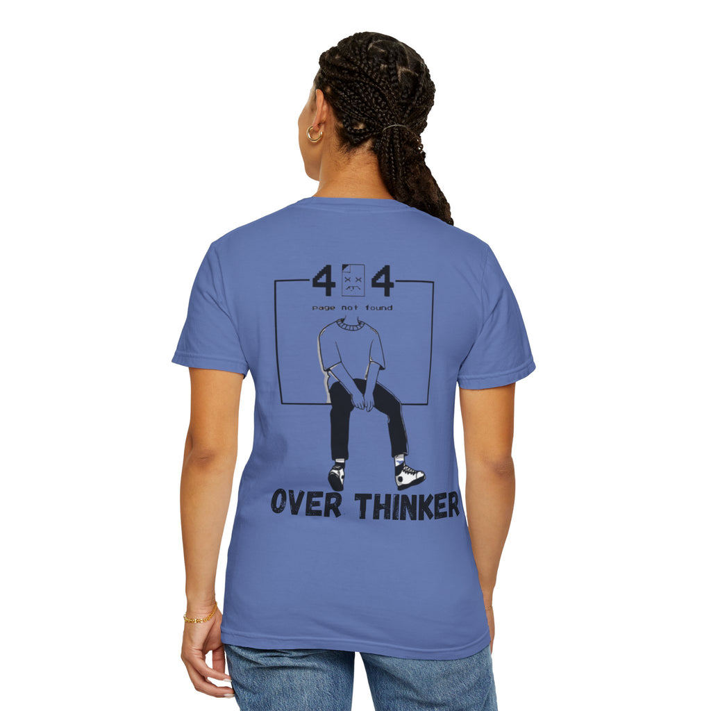 Over Thinker Graphic T-Shirt — Minimalist Illustration Tee