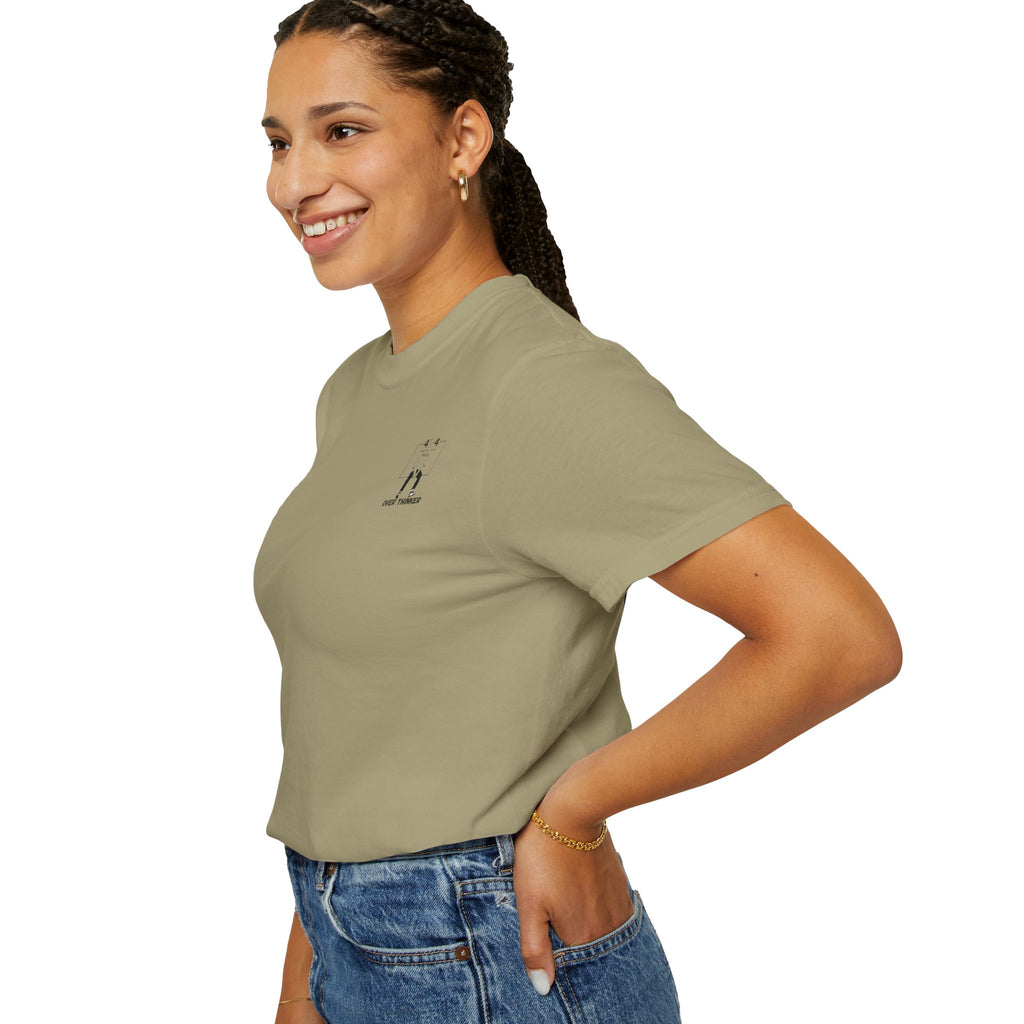 Over Thinker Graphic T-Shirt — Minimalist Illustration Tee