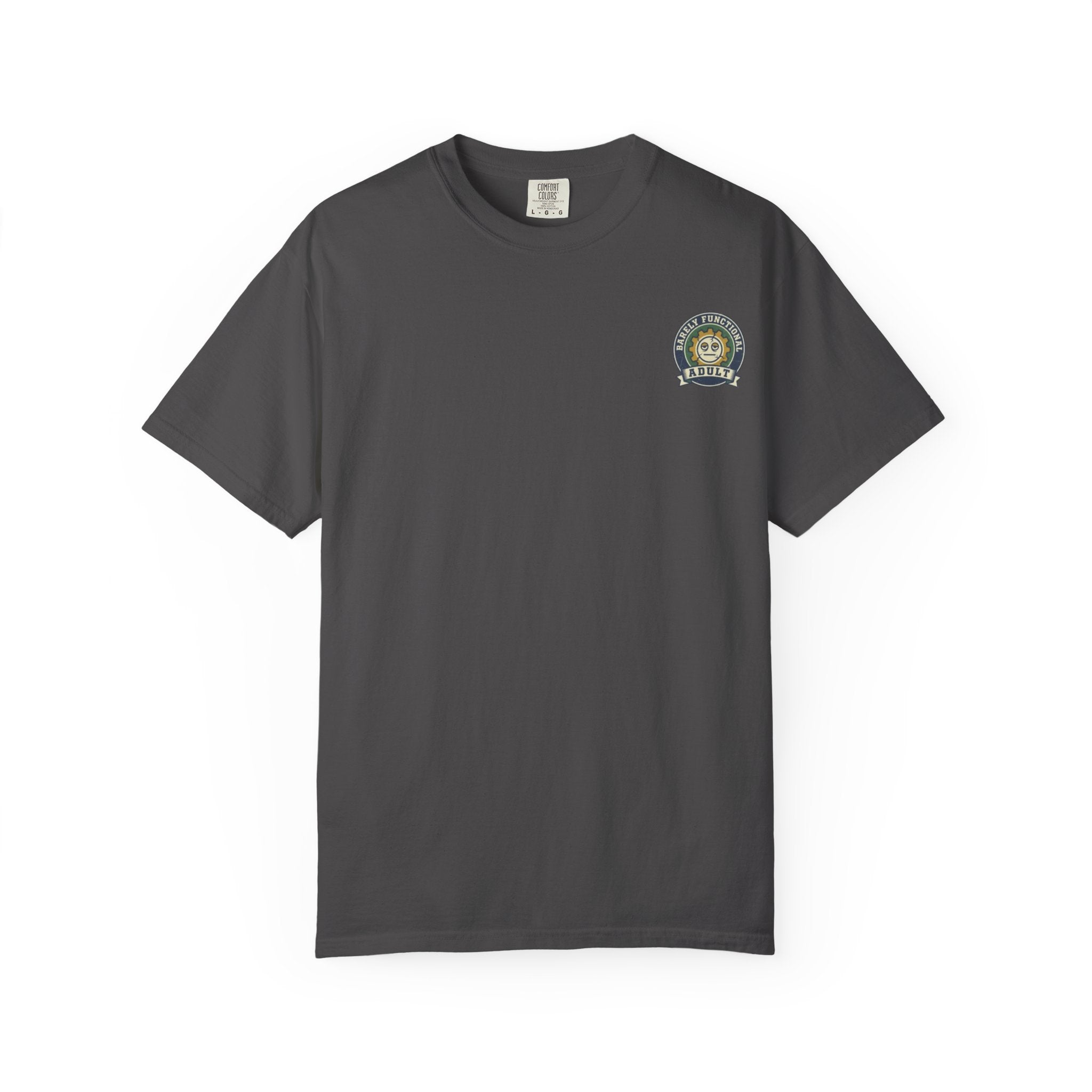 Adulting Definition T-Shirt — "Adulting: (Verb) Getting excited about cancelled plans" One Star Tee
