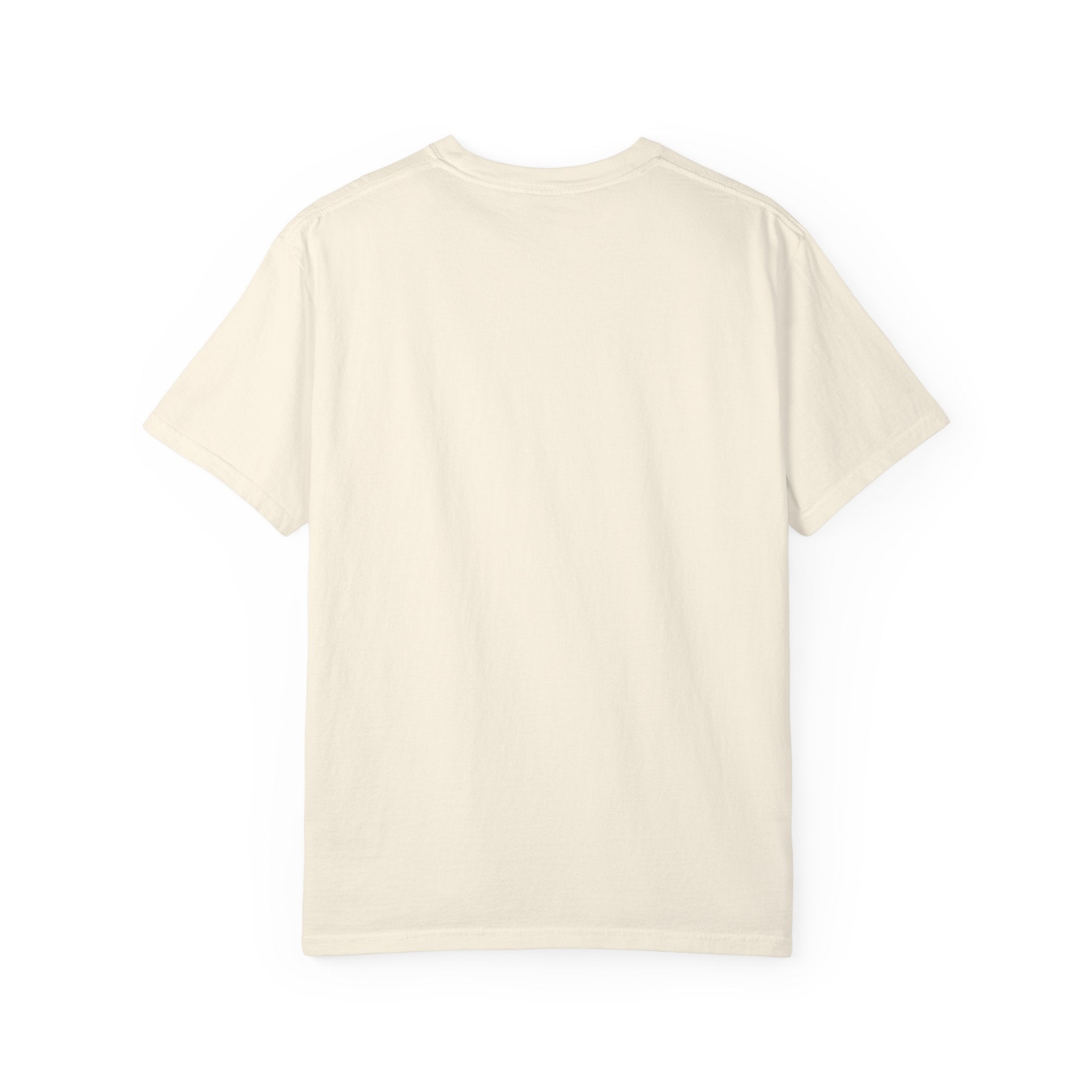 Minimal 'SANDEEVA' Solid T-Shirt — Garment-Dyed Cotton Tee