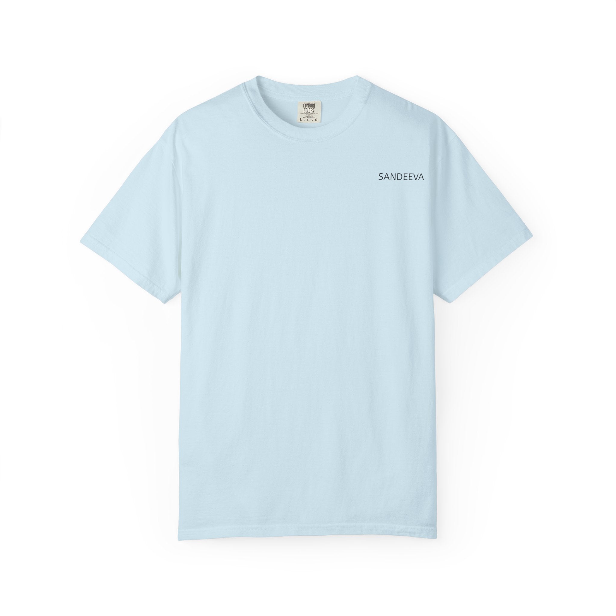 Overthinking Brain Graphic T-Shirt — "Overthinking" Back Print