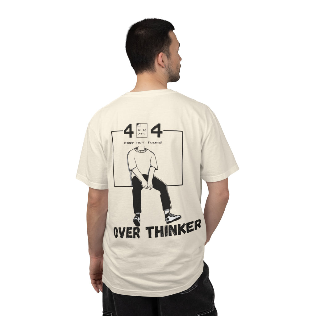 Over Thinker Graphic T-Shirt — Minimalist Illustration Tee