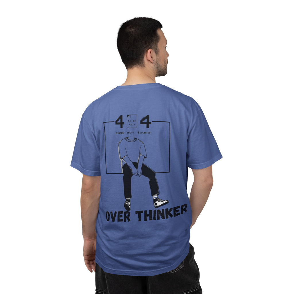 Over Thinker Graphic T-Shirt — Minimalist Illustration Tee