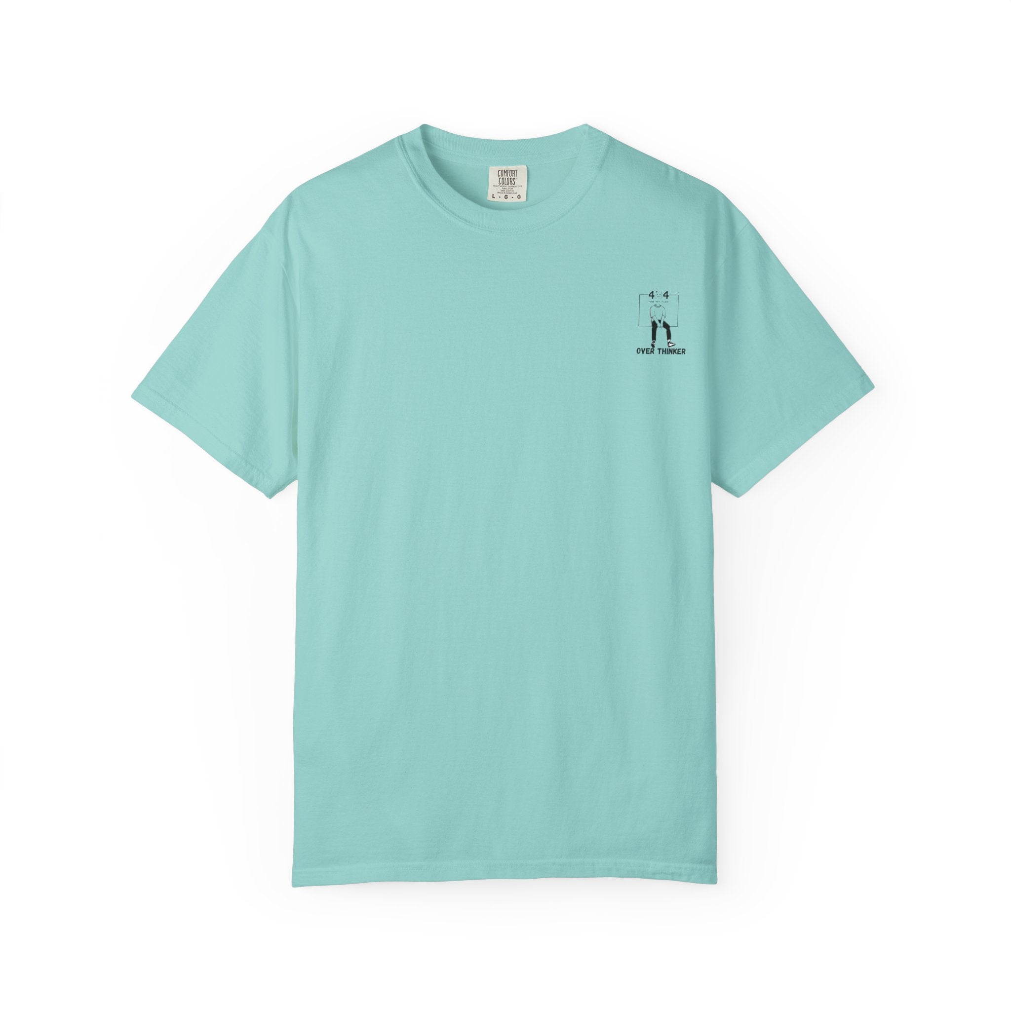 Over Thinker Graphic T-Shirt — Minimalist Illustration Tee